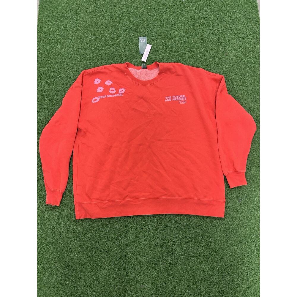 wild fable Red Graphic Crewneck Sweatshirt